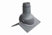 Коньковый элемент Krovent Pipe-Cone серый – Купить оптом и в розницу