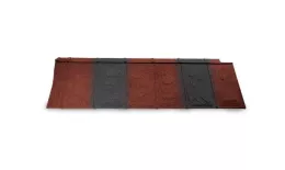 Композитная черепица Metrotile ISlate Красно-черный. Цена: 1.790 руб. Артикул: MetrotileSlate-redbl