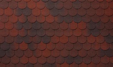 Гибкая черепица Tegola Nobile Tile Верона красный с отливом. Артикул: TegolaVer-red