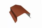 Парапетная крышка угольная 125мм 0,5 Satin Matt TX RAL 8004 терракота (2,5м) – Купить оптом и в розницу