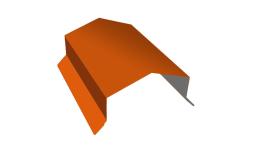 Парапетная крышка угольная 125мм 0,45 PE с пленкой RAL 2004 оранжевый (2м). Цена: 1.424 руб. Артикул: 33955