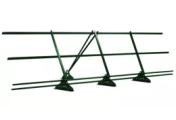 Ограждение кровельное со снегозадержателем на фальц Grand Line 0,9х3м RAL 6002 – Купить оптом и в розницу