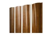 Штакетник Круглый с прямым резом 0,45 Print Premium Golden Wood Fresh TwinColor – Купить оптом и в розницу