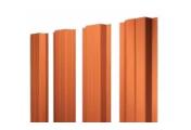Штакетник Grand Line П -образный А 0,5 Quarzit Cuprum Steel Медь – Купить оптом и в розницу