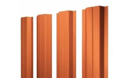 Штакетник Grand Line П -образный А 0,5 Quarzit Cuprum Steel Медь. Артикул: Pobraz_63