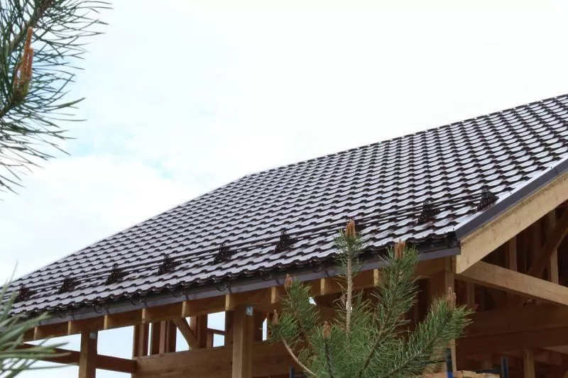 Металлочерепица GL Квинта плюс (Kvinta Plus) 0,5 Velur RAL 6005 зеленый мох купить в санкт-петербурге