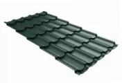 Металлочерепица GL Kvinta Plus 3D 0,5 GreenCoat Pural Matt RR 11 темно-зеленый – Купить оптом и в розницу