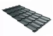 Металлочерепица GL Kvinta Plus 3D 0,5 Rooftop Matte (Стальной Бархат) RAL 7016 антрацитово-серый – Купить оптом и в розницу