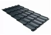 Металлочерепица GL Kvinta Plus 0,5 GreenCoat Pural Matt RR 23 темно-серый – Купить оптом и в розницу