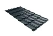 Металлочерепица GL Kvinta Plus 0,5 GreenCoat Pural Matt RAL 7024 мокрый асфальт – Купить оптом и в розницу