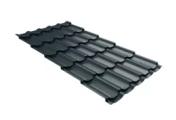 Металлочерепица GL Kvinta Plus 3D 0,5 Rooftop Matte (Стальной Бархат) RAL 7024 мокрый асфальт – Купить оптом и в розницу