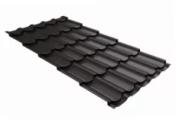 Металлочерепица GL Kvinta Plus 0,5 GreenCoat Pural RAL 8019 Темно-коричневый – Купить оптом и в розницу