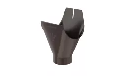 Воронка желоба 125/90. AQUASYSTEM КОМФОРТ. RR32 Темно-коричневый. Цена: 378 руб. Артикул: Aquasystem_Komfort_009_3