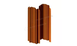 Штакетник металлический МЕТАЛЛ ПРОФИЛЬ LАNE-O 16,5х99 (AGNETA-03-Copper\Copper-0.5). Цена: 164 руб. Артикул: 39793