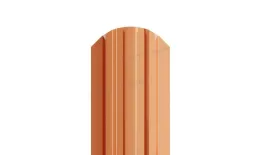 Штакетник Металл Профиль LANE-O (полукруглый верх) AGNETA 0,5 мм Copper Медь. Цена: 156 руб. Артикул: MP_Sht_077