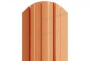 Штакетник Металл Профиль LANE-O (полукруглый верх) AGNETA 0,5 мм Copper Медь – Купить оптом и в розницу