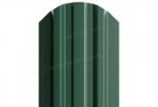 Штакетник Металл Профиль LANE-O (полукруглый верх) VikingMP 0,45 мм RAL 6005 зеленый мох – Купить оптом и в розницу