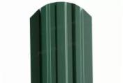 Штакетник Металл Профиль LANE-O (полукруглый верх) VikingMP 0,45 мм RAL 6005 зеленый мох – Купить оптом и в розницу