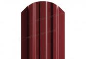 Штакетник Металл Профиль LANE-O (полукруглый верх) PE 0,4 мм RAL 3011 коричнево-красный – Купить оптом и в розницу