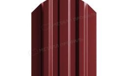 Штакетник Металл Профиль LANE-O (полукруглый верх) PE 0,4 мм RAL 3011 коричнево-красный. Цена: 87 руб. Артикул: MP_Sht_005