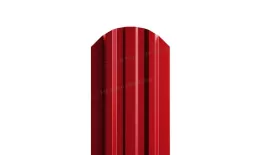 Штакетник Металл Профиль LANE-O (полукруглый верх) PE 0,45 мм RAL 3020 насыщенный красный. Цена: 94 руб. Артикул: MP_Sht_013