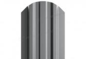 Штакетник Металл Профиль LANE-O (полукруглый верх) PE 0,4 мм RAL 7004 сигнальный серый – Купить оптом и в розницу
