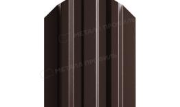 Штакетник Металл Профиль LANE-O (полукруглый верх) PE 0,45 мм RAL 8017 шоколад. Цена: 89 руб. Артикул: MP_Sht_010