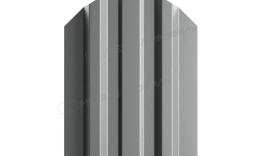 Штакетник Металл Профиль LANE-O (полукруглый верх) PE 0,45 мм RAL 9006 бело-алюминиевый. Цена: 89 руб. Артикул: MP_Sht_018