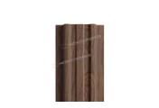 Штакетник Металл Профиль LANE-Т (прямой) ECOSTEEL Matt текстурированный двусторонний 0,55 мм Мореный Дуб – Купить оптом и в розницу