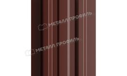 Штакетник Металл Профиль LANE-Т (прямой) РЕ 0,4 мм RAL 8017 шоколад. Цена: 87 руб. Артикул: MP_Sht_084