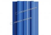 Штакетник Металл Профиль LANE-Т (прямой) PURETAN 0,5 мм RR 35 синий – Купить оптом и в розницу