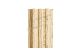 Штакетник Металл Профиль LANE-Т (прямой) ECOSTEEL Matt 0,5 сосна. Цена: 134 руб. Артикул: MP_Sht_144