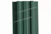 Штакетник Металл Профиль LANE-Т (прямой) PURMAN 0,5 мм RAL 6005 зеленый мох – Купить оптом и в розницу