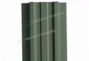 Штакетник Металл Профиль LANE-Т (прямой) VikingMP 0,45 мм RAL 6007 бутылочно-зеленый – Купить оптом и в розницу