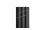 Штакетник Металл Профиль LANE-Т (прямой) VikingMP 0,45 мм RAL 9005 черный – Купить оптом и в розницу