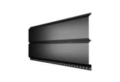 Сайдинг МЕТАЛЛ ПРОФИЛЬ Lбрус-XL-14х335 NormanMP (ПЭ-01-9005-0.5) – Купить оптом и в розницу