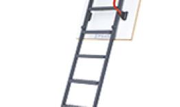 Складная металлическая чердачная лестница с поручнем Fakro LMK 70х130х305 см. Цена: 33.363 руб. Артикул: FAKRO-L107