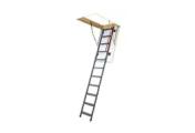 Складная металлическая чердачная лестница с поручнем Fakro LMK 70х130х280 см – Купить оптом и в розницу