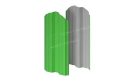 Штакетник металлический МЕТАЛЛ ПРОФИЛЬ М-111-О NormanMP (ПЭ-01-6018-0.5). Цена: 149 руб. Артикул: 46530