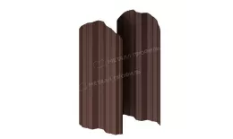 Штакетник металлический МЕТАЛЛ ПРОФИЛЬ М-111-О (VikingMP Д-01-8017\8017-0.45). Цена: 164 руб. Артикул: 46563