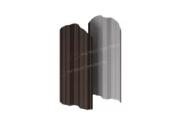 Штакетник металлический МЕТАЛЛ ПРОФИЛЬ М-111-О (VALORI-20-DarkBrown-0.5) – Купить оптом и в розницу
