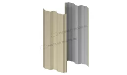 Штакетник металлический МЕТАЛЛ ПРОФИЛЬ М-111-Т NormanMP (ПЭ-01-1015-0.5). Цена: 149 руб. Артикул: 46538