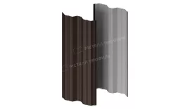 Штакетник металлический МЕТАЛЛ ПРОФИЛЬ М-111-Т (VALORI-20-DarkBrown-0.5). Цена: 157 руб. Артикул: 46550