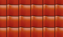 Керамическая черепица Maruso TS-roof (Самурай), Глянцевый красный. Артикул: ker11-kk_0036