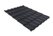 Металлочерепица GL Classic 0.5 Drap TX RAL 7024 мокрый асфальт – Купить оптом и в розницу