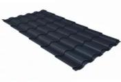 Металлочерепица Grand Line Kredo 0.5 Drap TX RAL 7024 мокрый асфальт – Купить оптом и в розницу