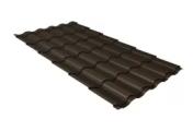 Металлочерепица Grand Line Kredo 0.5 Satin Matt TX RR 32 темно-коричневый – Купить оптом и в розницу