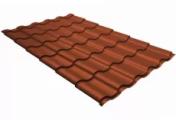 Металлочерепица GL Kredo 0.5 GreenCoat Pural Matt RAL 8004 терракота – Купить оптом и в розницу