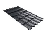 Металлочерепица GL Kvinta Plus 3D 0,5 Satin Matt TX RAL 7016 антрацитово-серый – Купить оптом и в розницу