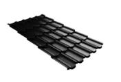 Металлочерепица GL Kvinta Plus 3D 0,5 Velur X RAL 9005 черный – Купить оптом и в розницу